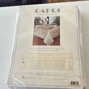 New w tags 54 x 54 square tablecloth